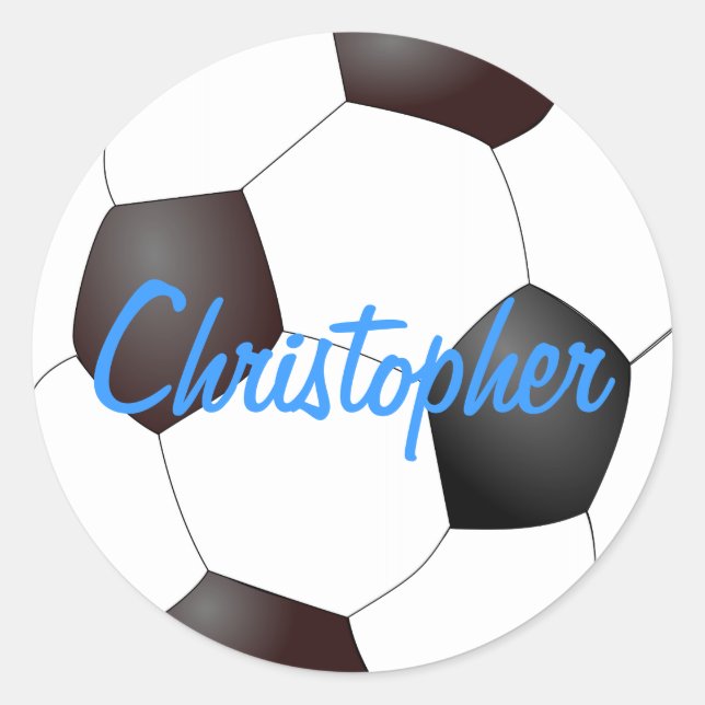 Sticker Rond Soccer Ball (Devant)