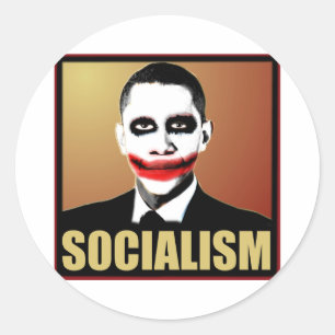 Sticker Rond Socialisme de rejet