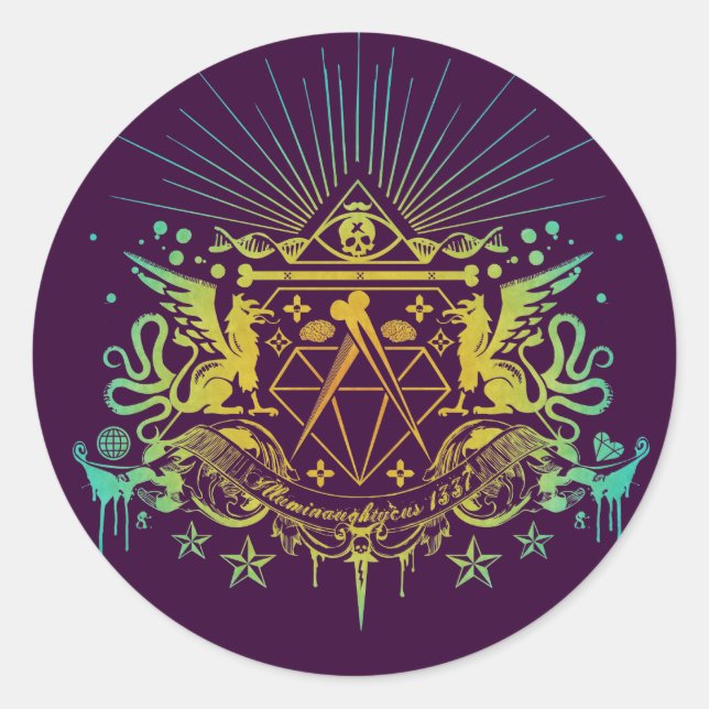 Sticker Rond Société secrète (Devant)