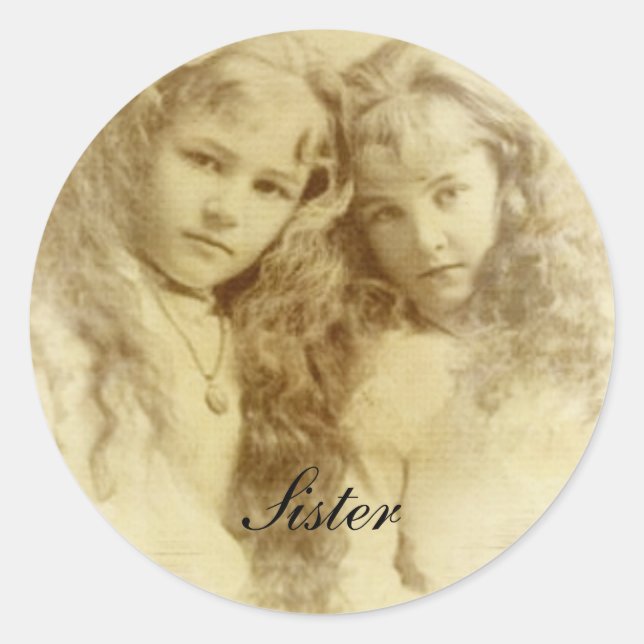 Sticker Rond Soeur (Devant)