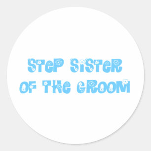 Sticker Rond Soeur de la chambre