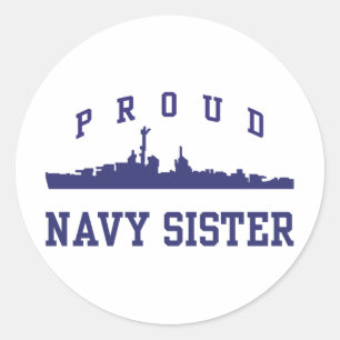 Sticker Rond soeur de la Marine