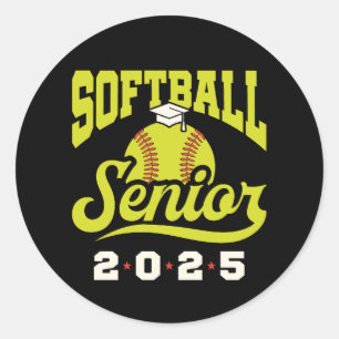 Sticker Rond Softball Senior Class of 2025
