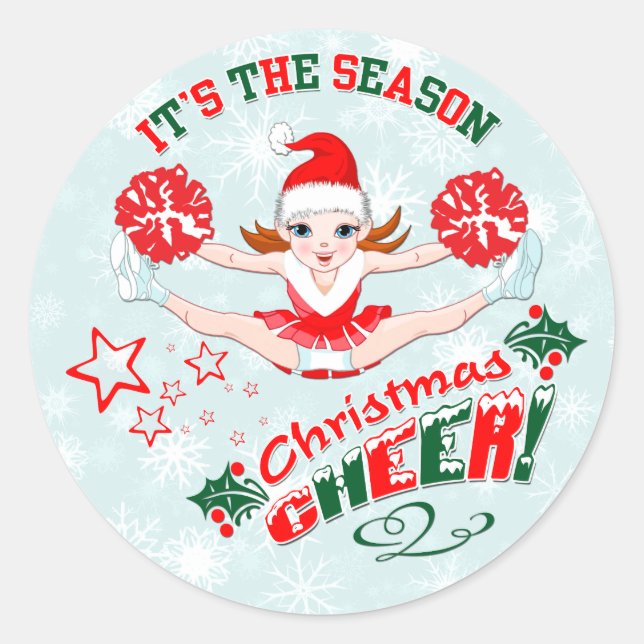 Sticker Rond Soin de Noël (Devant)