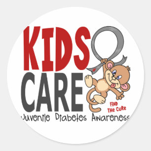 Sticker Rond Soins aux enfants 1 Diète juvénile