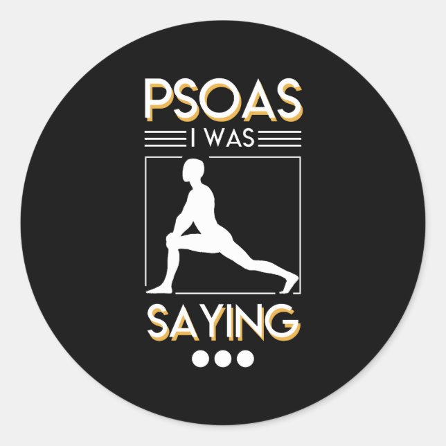 Sticker Rond Soins Physique Je Disais Chemise (Devant)