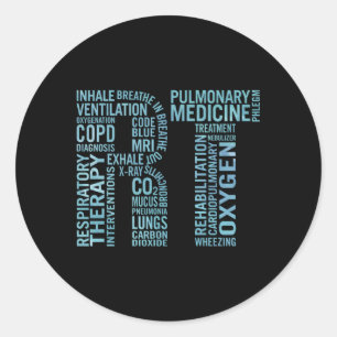 Sticker Rond Soins Rt Thérapeutique Respiratoire