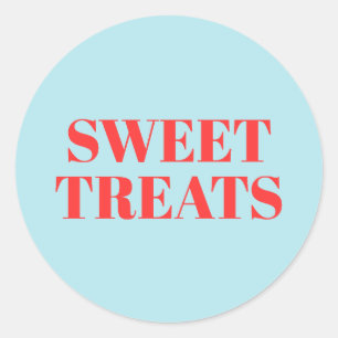 Sticker Rond Soins sucrés