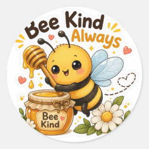 STICKER ROND SOIS GENTIL TOUJOURS