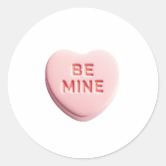 Sticker Rond Sois mon coeur de bonbons