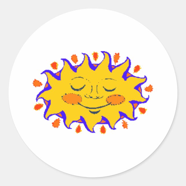 Sticker Rond Soleil (Devant)