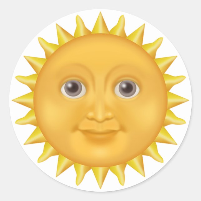 Sticker Rond Soleil (Devant)
