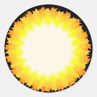 Sticker Rond Soleil
