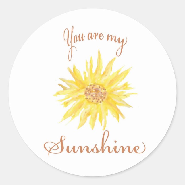 Sticker Rond Soleil (Devant)