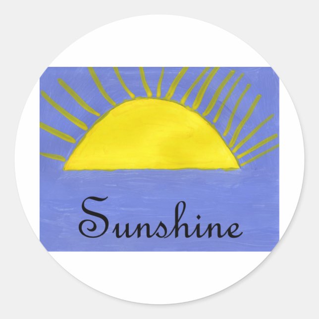 Sticker Rond Soleil (Devant)