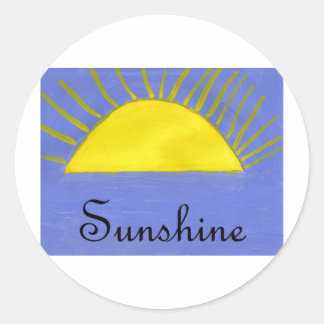 Sticker Rond Soleil