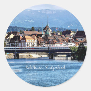 Sticker Rond Soleure, Suisse Photographie pittoresque