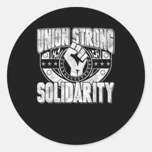 Sticker Rond Solidarité forte de l'Union