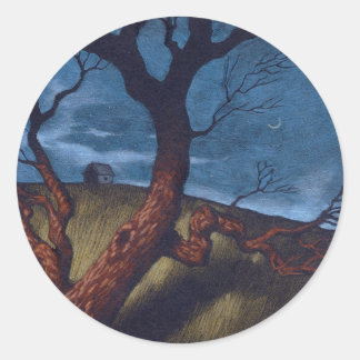 Sticker Rond Solitude