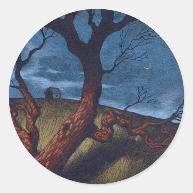 Sticker Rond Solitude (Devant)