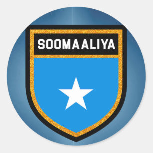 Sticker Rond Somalie Flag