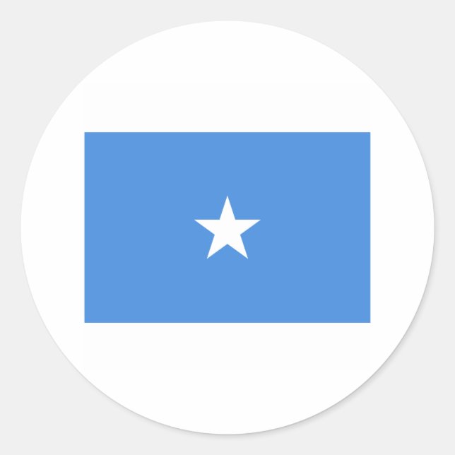 Sticker Rond Somalie FLAG International (Devant)