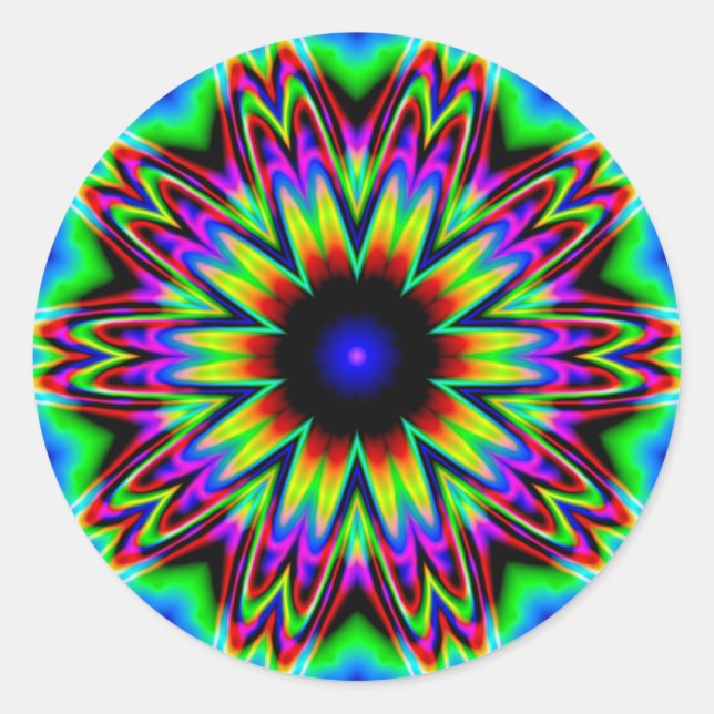 Sticker Rond Sombrero Galaxy Mandala (Devant)