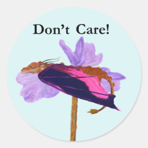 Sticker Rond Sommeil de dragon