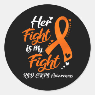 Sticker Rond Son Combat Est Mon Combat Rsd Crps Sensibilisation