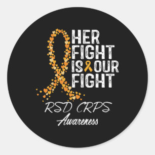 Sticker Rond Son Combat Est Notre Combat Rsd Crps Sensibilisati