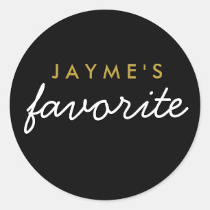 Sticker Rond Son Snack Préféré