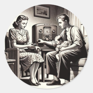 Sticker Rond Sons Sticky : Diffusion Partout.