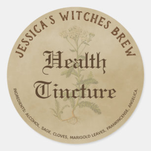 Sticker Rond Sorcières Brûler la ceinture de santé