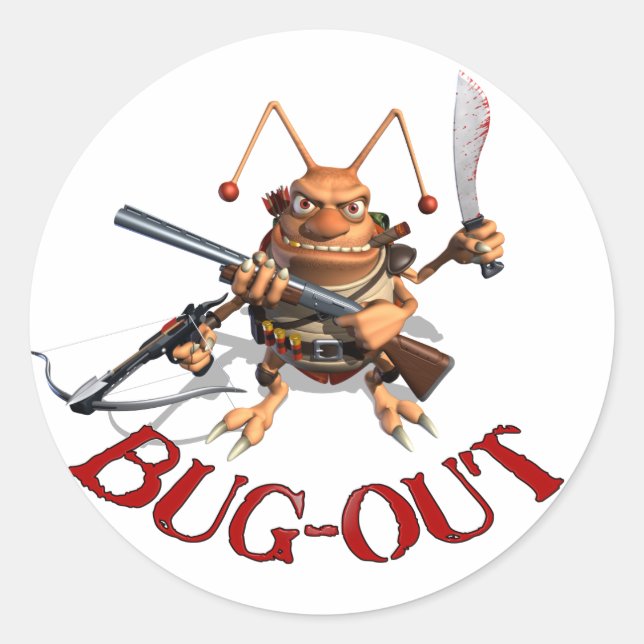 Sticker Rond Sortie de bogue (Devant)