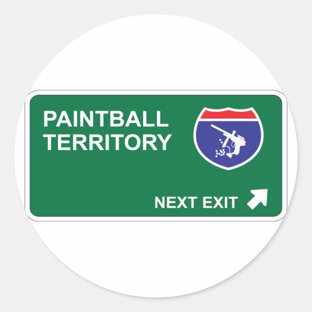 Sticker Rond Sortie suivante du tableau (Devant)