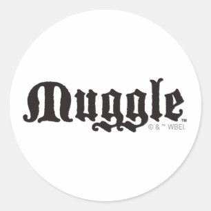 Sticker Rond Sortilège Harry Potter   Moldu