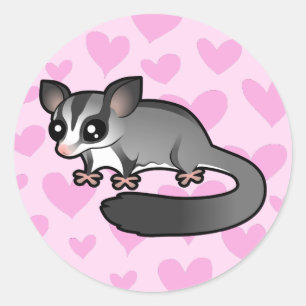 Sticker Rond Sougar Glider Love