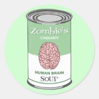 Soupe de cerveau humain de Zombie