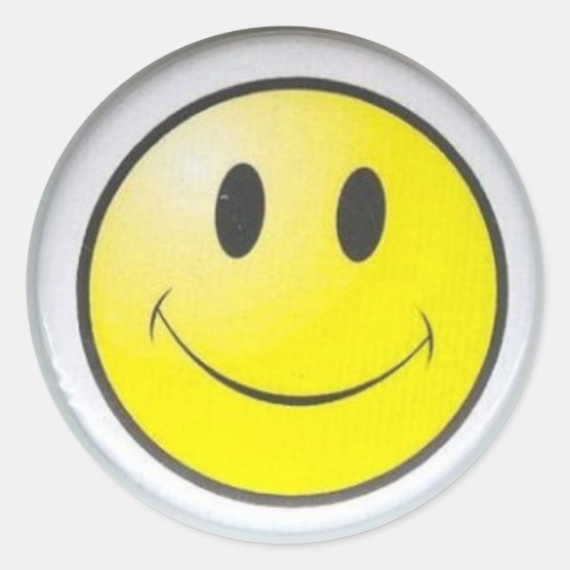 Sticker Rond sourire (Devant)