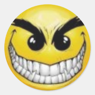 Sticker Rond sourire