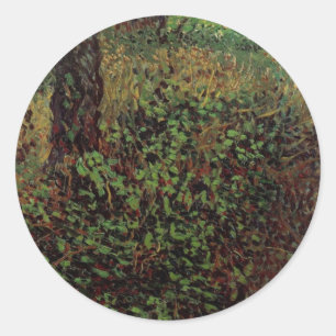 Sticker Rond Sous-bois par Vincent van Gogh