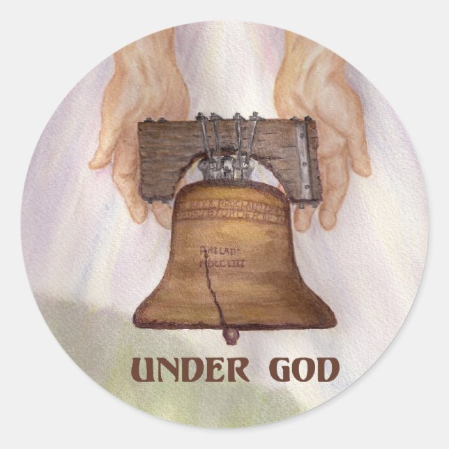Sticker Rond Sous Dieu 1 (Devant)