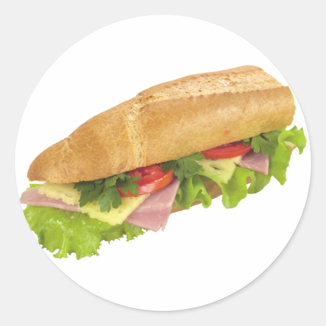 Sticker Rond Sous-section (Devant)