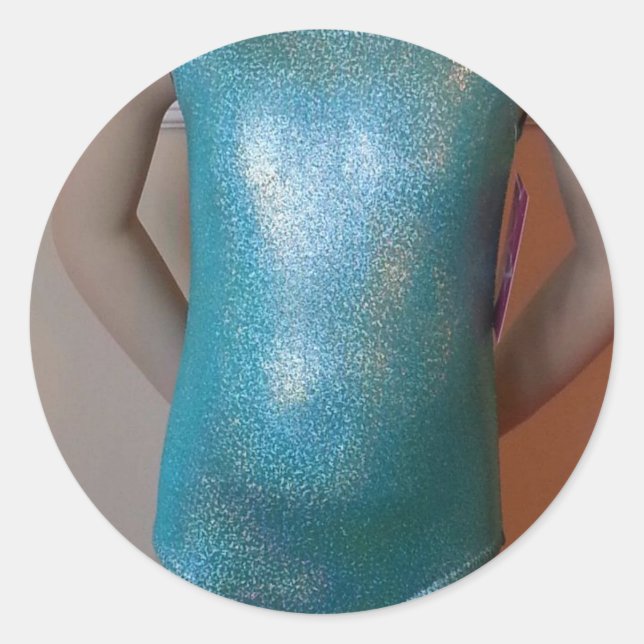 Sticker Rond Soutenez Votre Gymnaste (Devant)