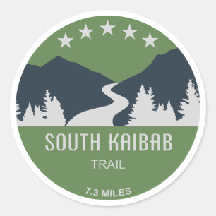 Sticker Rond South Kaibab Trail Grand Canyon Arizona