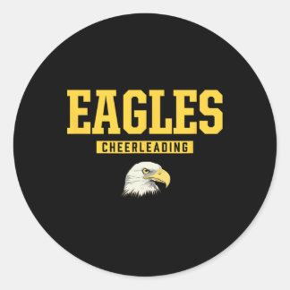 Sticker Rond South Pike Eagles Logo Cheerleading Hs 