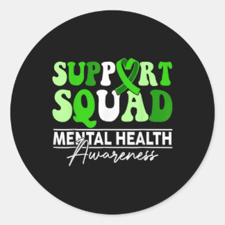 Sticker Rond Soutien à la motivation Équipe de sensibilisation 