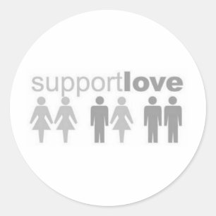 Sticker Rond soutien-amour