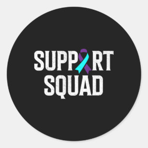 Sticker Rond Soutien de l'Escadron pour la sensibilisation à la