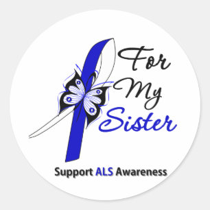 Sticker Rond Soutien de SAL de ma soeur